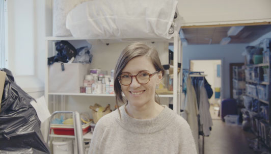 Production Designer Maja-Stina Åsberg shows us around her creative nest.
